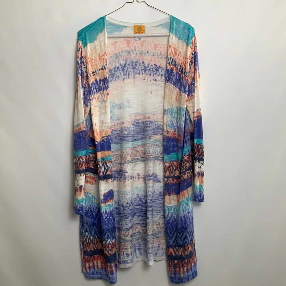 Ruby Rd. Cardigan Tunic Long Sweater